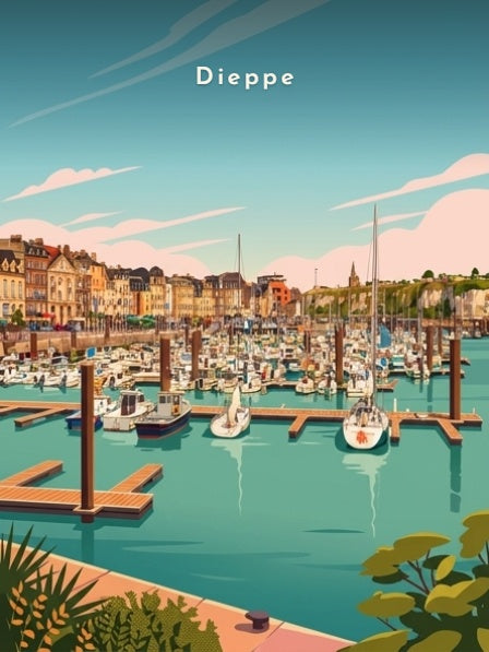 Le port de plaisance et le quai Henri IV — Pôdevache, visuel seul
