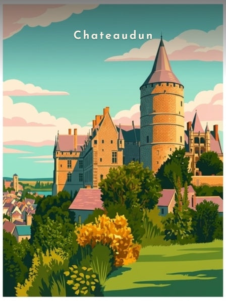 Le château depuis les jardins — Pôdevache, visuel seul