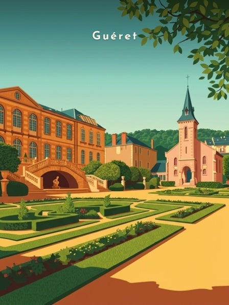 Parterres du jardin de la Sénatorerie — Pôdevache, visuel seul