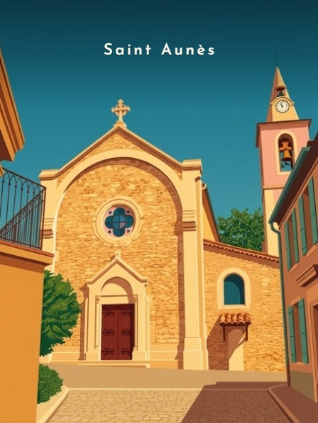 L'église Sainte-Agathe — Pôdevache, visuel seul