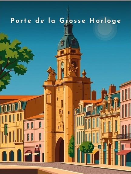 Porte de la Grosse Horloge — Pôdevache, visuel seul