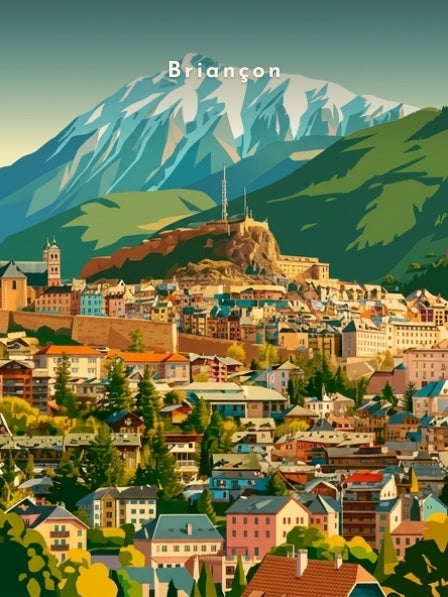 La Cité Vauban depuis la ville basse — Pôdevache, visuel seul