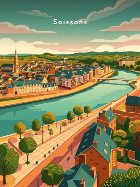 Les quais de l'Aisne — Pôdevache, visuel seul