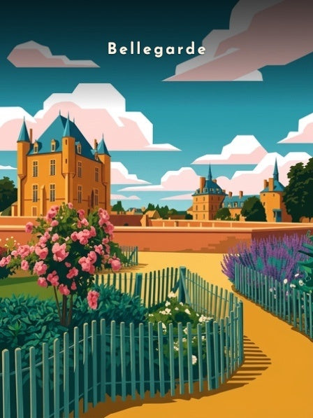 La roseraie du château — Pôdevache, visuel seul