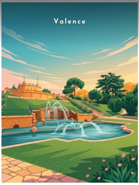 Le grand bassin du parc Jouvet — Pôdevache, visuel seul