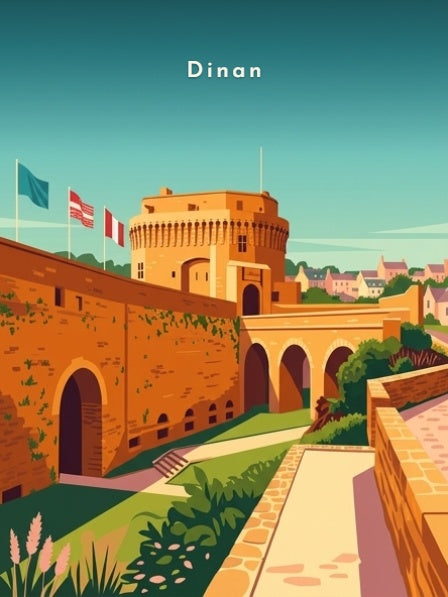 Le château et les remparts — Pôdevache, visuel seul