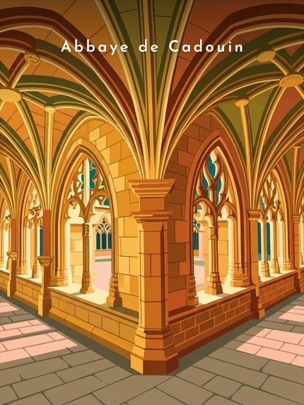 Abbaye de Cadouin — Pôdevache, visuel seul