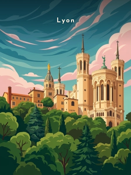 Le chevet de Notre-Dame de Fourvière — Pôdevache, visuel seul