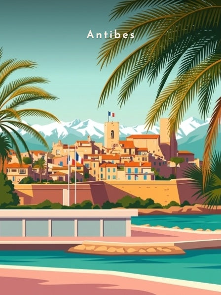 Les remparts sous les palmiers — Pôdevache, visuel seul