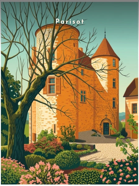 Le château et ses jardins — Pôdevache, visuel seul