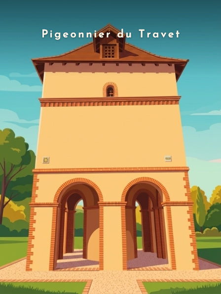 Pigeonnier du Travet — Pôdevache, visuel seul