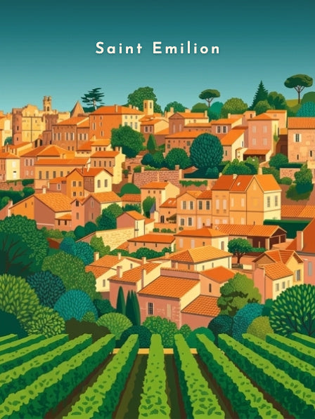 Le village depuis les vignes — Pôdevache, visuel seul