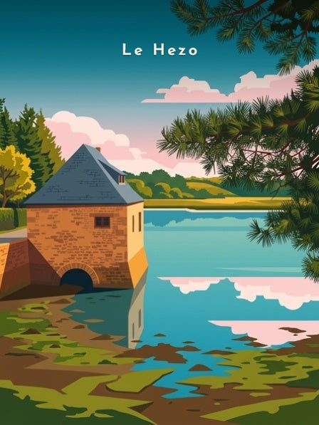 Le Moulin à marée — Pôdevache, visuel seul