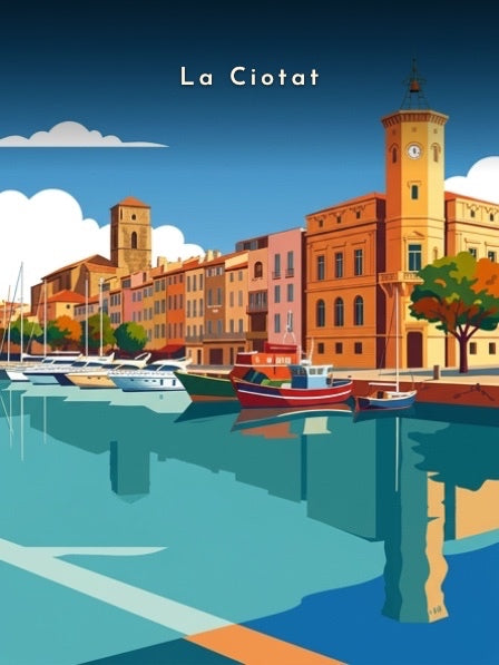 Le Vieux-Port et l'église — Pôdevache, visuel seul