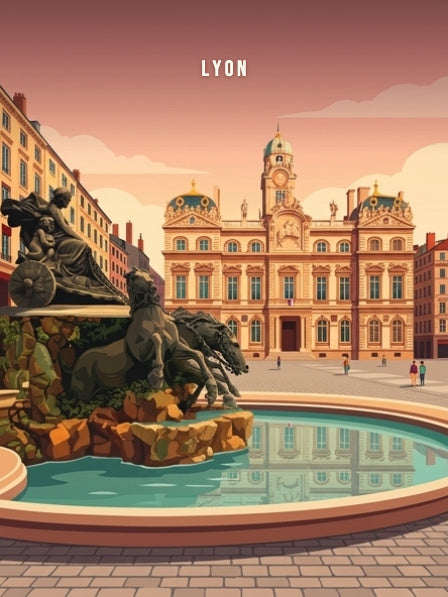 Place des Terreaux — Pôdevache, visuel seul