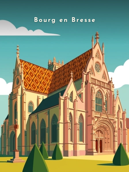 Monastère royal de Brou — Pôdevache, visuel seul