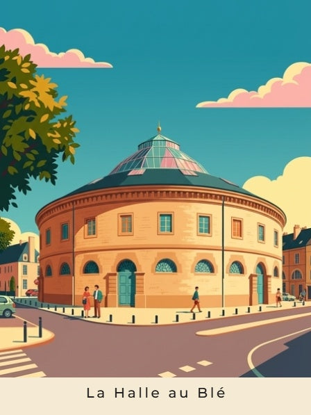 La Halle au Blé — Pôdevache, visuel seul
