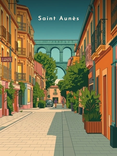 Perspective sur le viaduc — Pôdevache, visuel seul