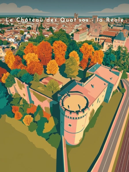Le Château des Quat’sos - la Réole — Pôdevache, visuel seul