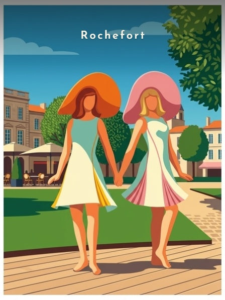 Les Demoiselles, place Colbert — Pôdevache, visuel seul