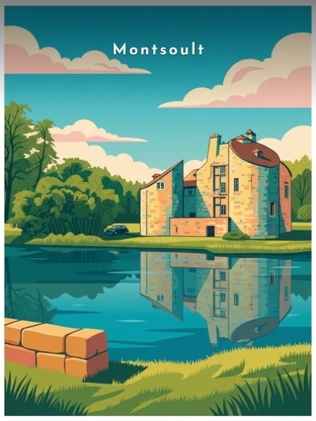 Manoir au bord de l'eau — Pôdevache, visuel seul