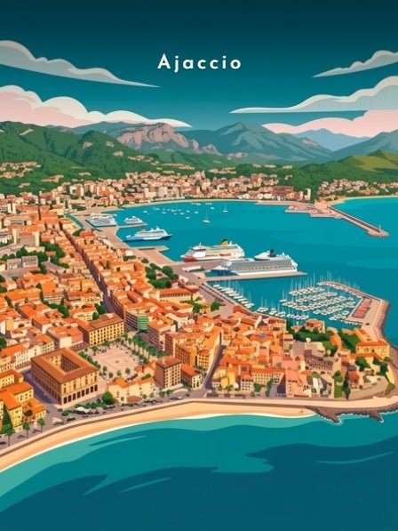 Le golfe et la vieille ville — Pôdevache, visuel seul
