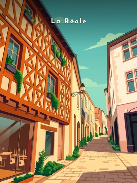 Maisons médiévales à pans de bois — Pôdevache, visuel seul