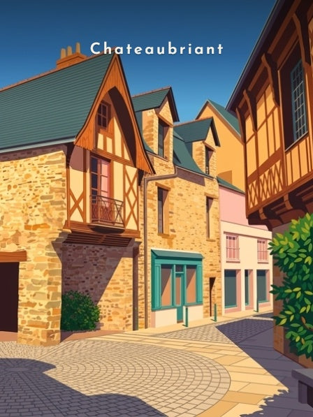 Maisons à pans de bois du centre — Pôdevache, visuel seul