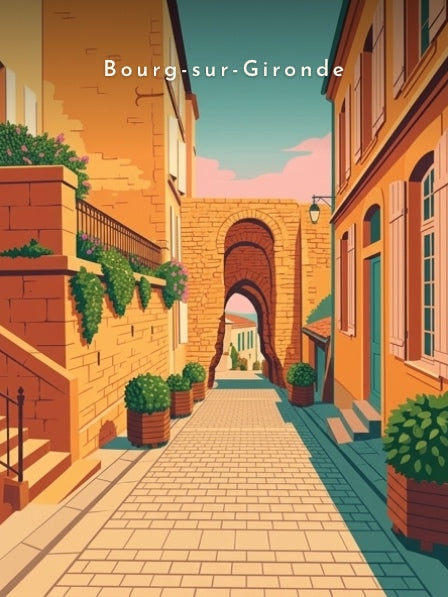 Bourg-sur-Gironde — Pôdevache, visuel seul