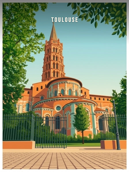 Basilique Saint-Sernin — Pôdevache, visuel seul