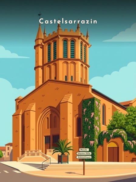 Castelsarrazin — Pôdevache, visuel seul