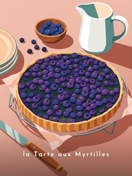 la Tarte aux Myrtilles — Pôdevache, visuel seul