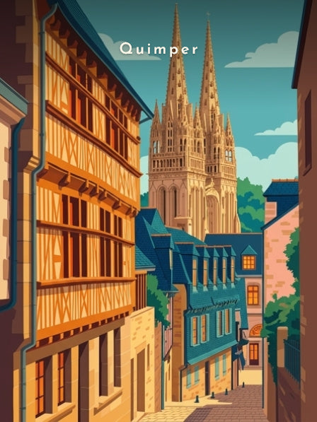 Cathédrale Saint-Corentin — Pôdevache, visuel seul