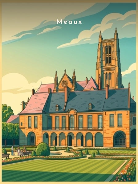 Palais épiscopal et la cathédrale — Pôdevache, visuel seul