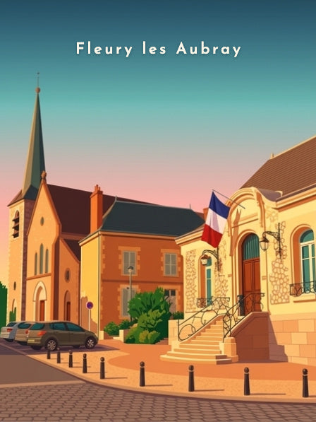 Fleury les Aubray — Pôdevache, visuel seul