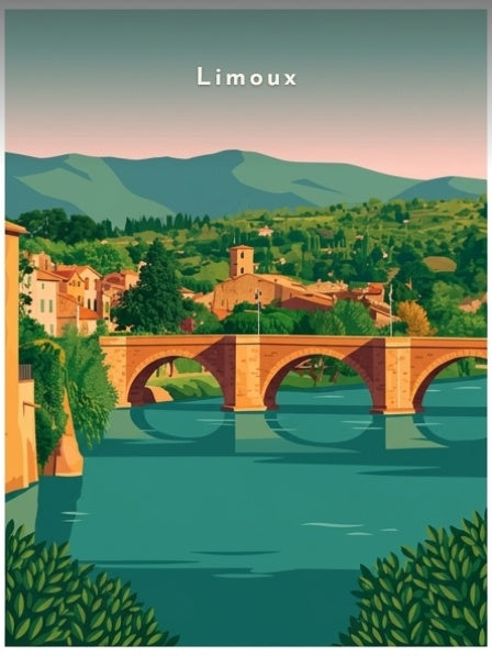Le Pont-Neuf sur l'Aude — Pôdevache, visuel seul