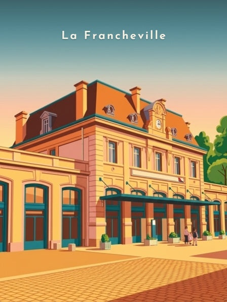 La gare — Pôdevache, visuel seul