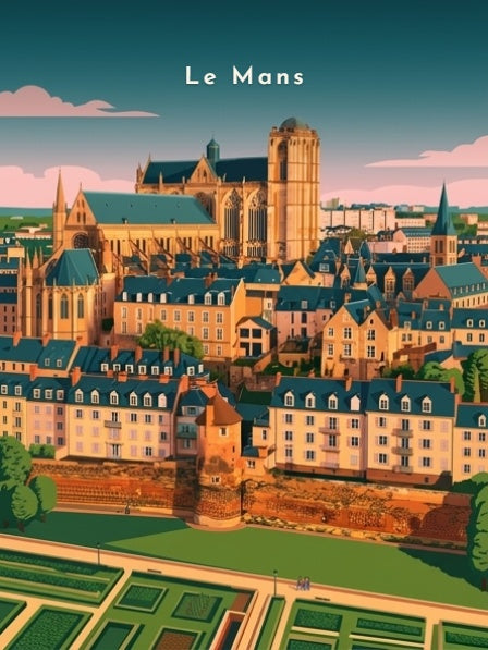 Panorama sur la cathédrale Saint-Julien — Pôdevache, visuel seul