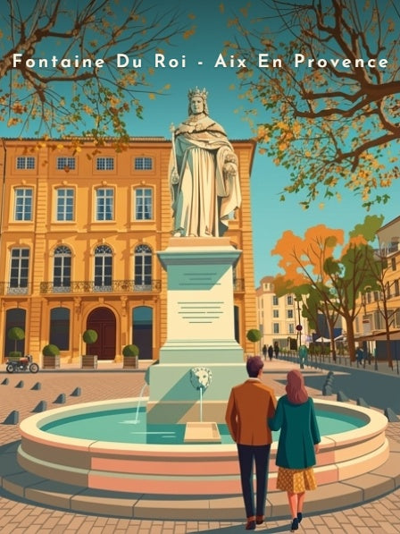 Fontaine Du Roi - Aix En Provence — Pôdevache, visuel seul