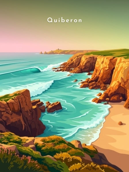Les falaises de la Côte Sauvage — Pôdevache, visuel seul