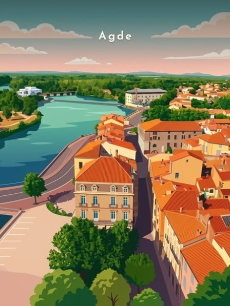Les quais de l'Hérault — Pôdevache, visuel seul