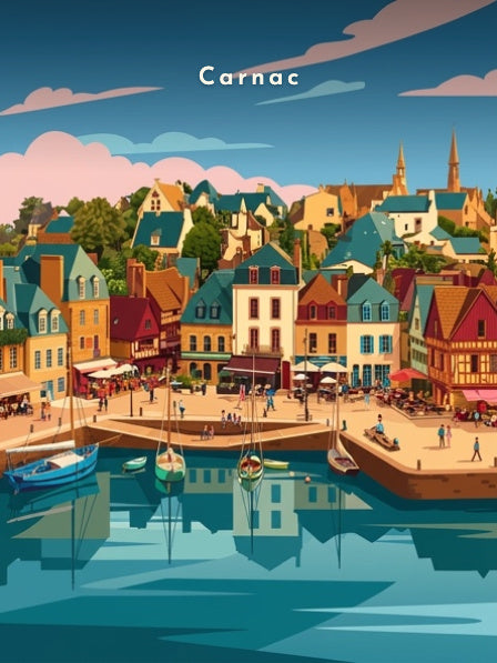 Bateaux et terrasses sur les quais — Pôdevache, visuel seul