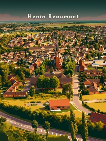 Vue panoramique sur la ville — Pôdevache, visuel seul