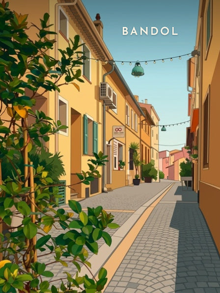 Ruelle du centre ancien — Pôdevache, visuel seul