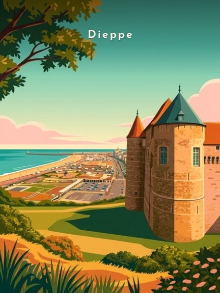 Le château et le front de mer — Pôdevache, visuel seul