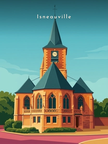 Le chevet de l'église Saint-Léger — Pôdevache, visuel seul