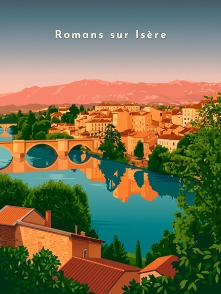 Le Pont Vieux sur l'Isère — Pôdevache, visuel seul