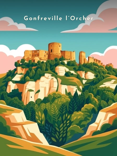 Le château d'Orcher — Pôdevache, visuel seul