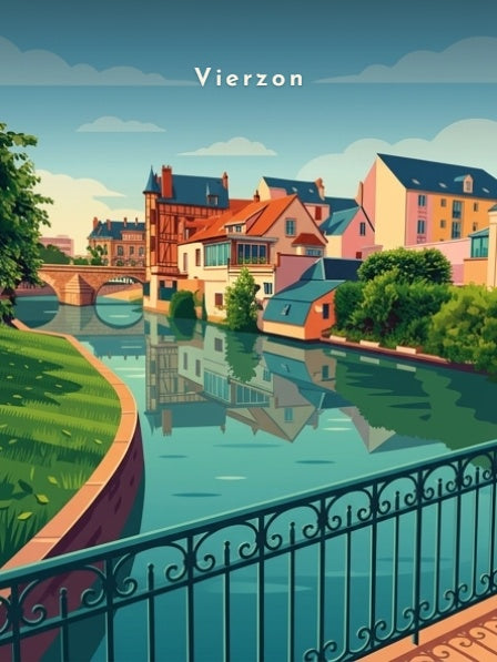 Les berges du canal — Pôdevache, visuel seul