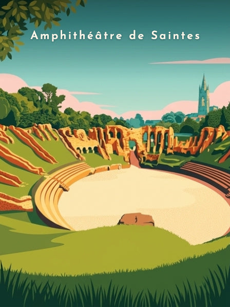 Amphithéâtre de Saintes — Pôdevache, visuel seul